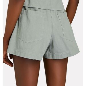 Ulla Johnson Carter Cotton Twill Shorts